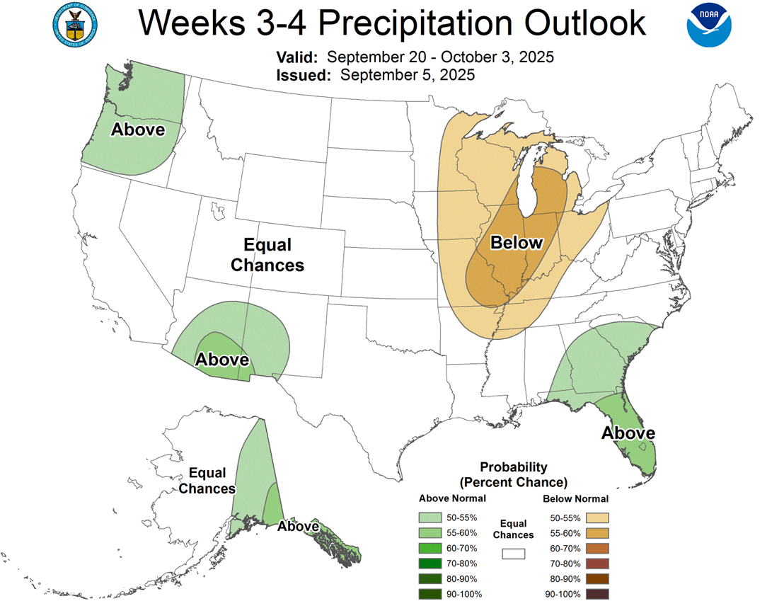 Precipitation Outlook map